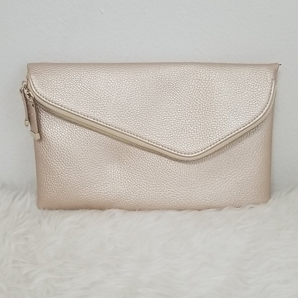 Urban Expressions Gold Foldover Clutch